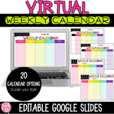 Virtual Weekly Calendar