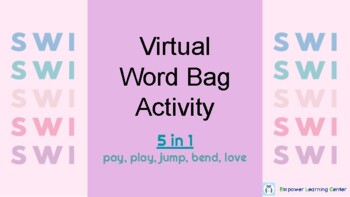 Preview of Virtual Word Bag: 5 in 1 -- 5 pack bundle