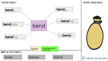 Preview of Virtual Word Bag: BEND