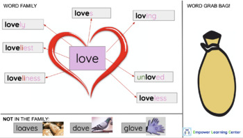 Preview of Virtual Word Bag: LOVE