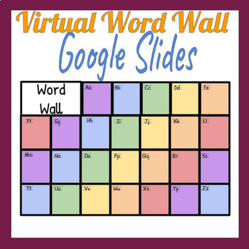 Preview of Virtual Word Wall