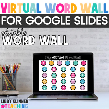 Preview of Virtual Word Wall - Interactive Digital Word Wall for Google Slides