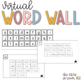 Virtual Word Wall & Word Builder