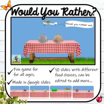 Preview of Virtual Would You Rather Eat... Picnic edition