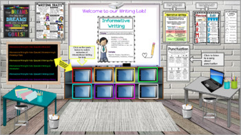 Preview of Virtual Writing Lab - GOOGLE SLIDES