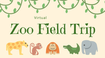 Preview of Virtual Zoo Field Trip - Canva Presentation