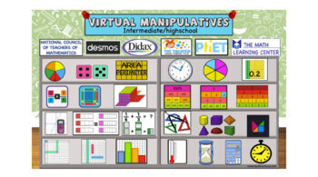 Preview of Virtual math manipulatives -intermediate/high school