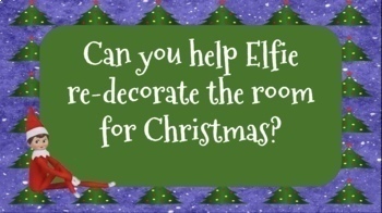 Virtually Help Elfie on the Shelf Decorate the Living Room by My ...