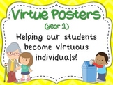 Virtue Posters (Year 1) for Intermediate Grades