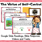 Virtue of Self-Control Distance Learning Digital Google Sl