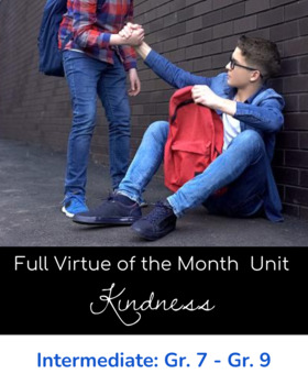 Preview of UPDATED: Virtue of the Month - March - KINDNESS - Digital and Printable