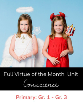 Preview of UPDATED: Virtue of the Month - November - CONSCIENCE - Virtual and Print Copy