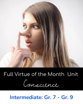 Preview of UPDATED: Virtue of the Month - November - CONSCIENCE - Digital and Printable