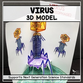 Preview of Virus Model  - 3D (Bacteriophage)