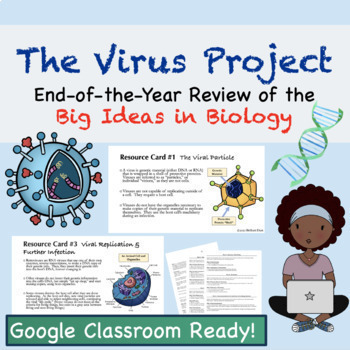 Preview of Virus Project: EDITABLE Biology End of Year Project | Google Classroom