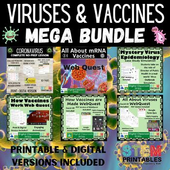 Preview of Virus & Vaccines Mega Bundle (Includes COVID-19)
