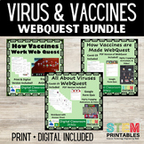 Virus & Vaccines Web Quest Bundle | Distance Learning