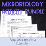 Virus and bacteria microbiology activity bundle