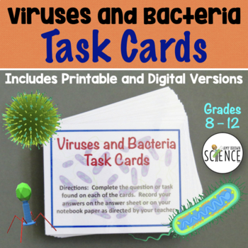 Preview of Viruses and Bacteria Task Cards
