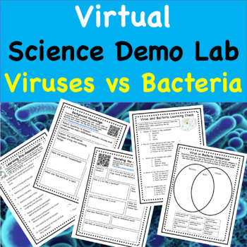 Preview of Viruses vs Bacteria Virtual Science Lab Demonstration