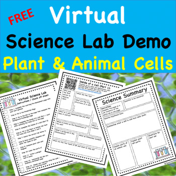 Preview of FREE Plant and Animal Cells Virtual Science Lab Demonstration
