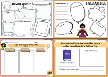 Preview of Visible Critical Thinking GO en Español (Black History Month)