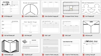 Preview of 32 Visible Thinking Routine Templates