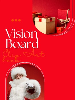 Vision Board Clip Art book to new Year by Perseverance breeds success