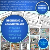Vision Board Collage Art Project Powerpoint Slideshow With