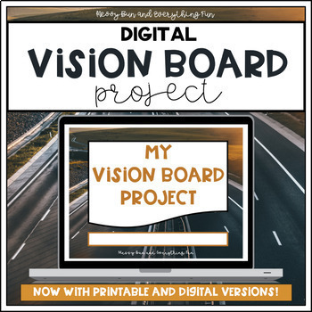 Vision Board Project | Distance Learning | Google Classroom | TpT