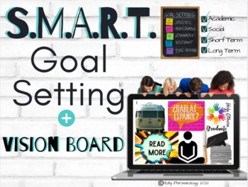 Preview of Vision Board - SMART Goal Setting Google Slides