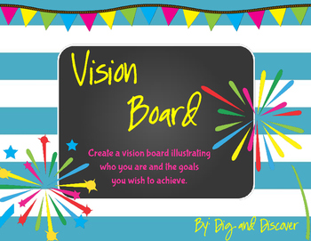 Preview of Goal Setting - Vision Board