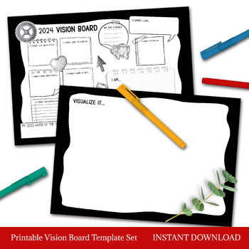 Vision Board Clip Art Book for Black Women: Create Powerful, Effective, and  Visually Appealing Vision Boards to Get Exactly the Life You Want, 350+
