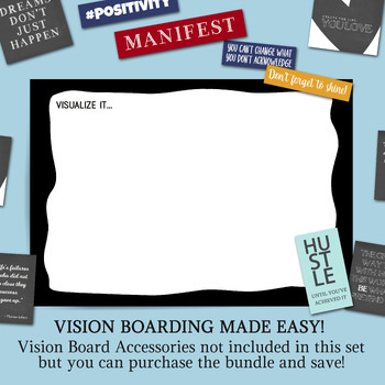 Vision Board Kit for Teens, Dream Board Words, 2022 Vision Board Set, Goal  Setting Printable, Motivational Cards, Digital Instant Download 