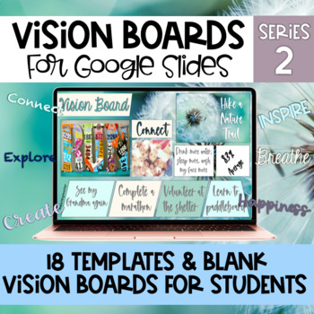 Vision Board Templates for Google Slides by Teach Big Teacher | TpT