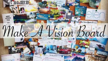 Preview of Vision Board and Goal Setting