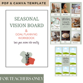 Vision Board and Goal Setting Guide for Teachers (not students)