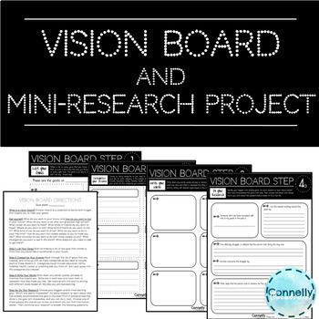 Preview of Vision Board and Mini-Research Project
