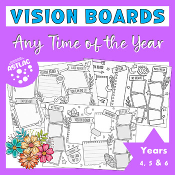 Vision Boards - Any Time of Year by Astlac | TPT