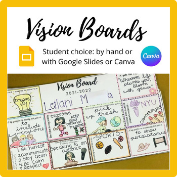 Vision Board for Kids - New Year Goals - Simply Kinder