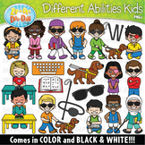 Vision Impaired Kids Clipart Set {Zip-A-Dee-Doo-Dah Designs}