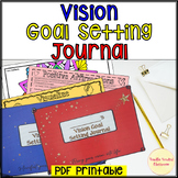 Vision board goal setting journal workbook planner 2024