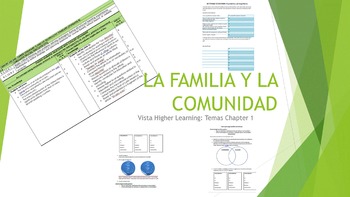 Preview of Vista Higher Learning Temas Chapter 1- La familia y la comunidad