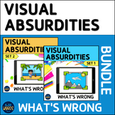 Visual Absurdities What's Wrong Pictures Task Cards BUNDLE