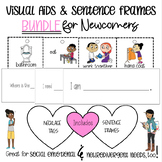 Visual Aid & Sen Frame BUNDLE ESL newcomers socio-emo neur