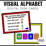 Visual Alphabet Boom Cards | No Prep Intervention Tasks