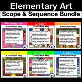 Elementary Art Curriculum Map | Kindergarten - Grade 5 Sco