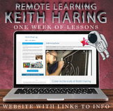Visual Art Distance Learning Online - Keith Haring - One W
