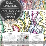 Visual Art: Early Finishers Op Art Squiggles How to Handou