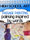 Visual Art Painting project for high school - Passage (Wor